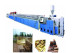 PVC Skirting Board Extrusion Machine Profile Production Line / Plastic Profiel Extruder
