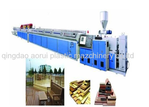 PP PE WPC Profile Production Line PP PE Plastic and Wood Foamed Profile Extrusion Line