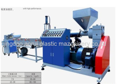Double Screw Hot Cutting Plastic Pelletizer Machine 60KW For PVC