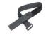 25mm * 450mm Nylon Hook And Loop Straps Wide Cable Ties With Buckle Black Color
