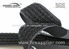 3 / 4" Black One Sided Velcro Hook And Loop Strap For Clothes / Raincoat