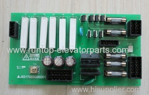 Elevator parts PCB J631708B000G01 for shanghai Mitsubishi