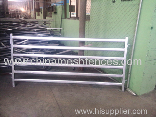 1.8M x 2.1M Heavy Duty Portable Cattle Yard Panel 5 Oval Bars 2.5mm Thickness