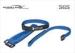Blue Fabric Hook And Loop Straps 75mm Length Heat / Cold Resistance