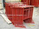 Red Scaffolding Prop Adjustable Steel Trestles / Steel Builders Trestles Size 3