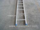 Single Straight Aluminium Step Ladder For Scaffolding System Safe Durable