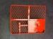 Red Scaffolding Ladder Access Steel Trap Door Frame For Falling Protection