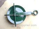 Powder Coated HDG Wheel For Construction Sites Lifting Heavy Goods