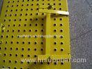 Yellow Scaffolding Ladder Steel Trap Door / Ladder Access Hatch Door For Construction