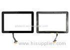 Black Samsung Galaxy Digitizer Replacement TFT Glass Lens For Samsung Tab 10.1 P7500