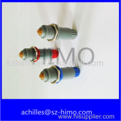 Quality P series 4pin 5pin 6pin Lemo cross connector male and female platic version