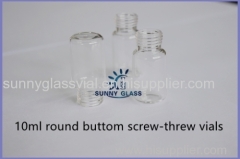 10ML Screw-Thread Clear Vial with 18mm precision Maginatic cap