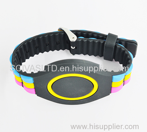 RFID silicone wristband tags