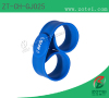 Clap silicone wristband tag