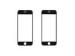 4.7 Inch High Resolution Iphone 6 Front Glass Screen Black Color