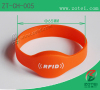 RFID oval silicone wristband