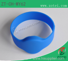 RFID round silicone wristband tag