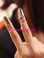 Newest designfinger nail ring nail ring jewelry finger nail ring