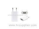 15A 220V White Iphone Standard European Plug Adapter ABS Material