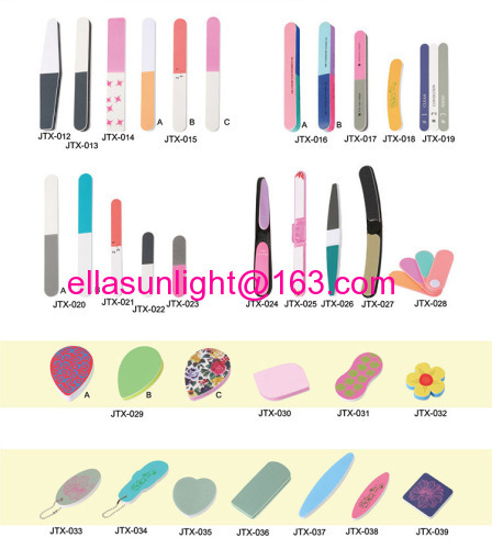 colourful custom design nail file