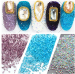 Micro zircon nail art