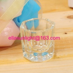 nail art clear glass dappen dishes