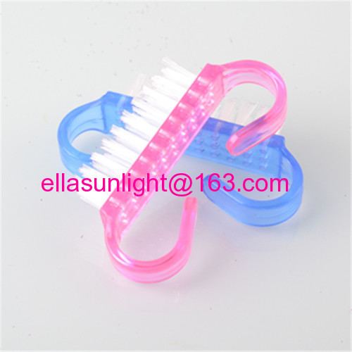 plasic nail cleaning brush