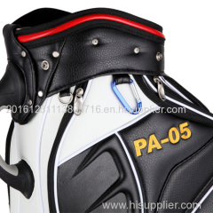 Peterallis cart bag PU cart bag man golf bag