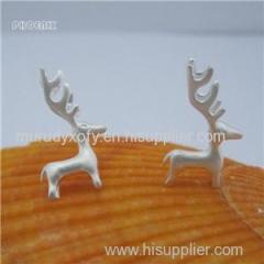 Special Designer Fawn Silver Stud Earrings SSE047