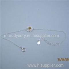 Creative Chrysanthemum Charm For Woman Silver Bracelets SSH011