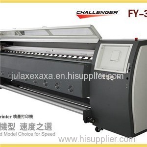 Challenger Outdoor Stikcer Printing FY-3286J With Spt 510 35pl Inkjet Printer