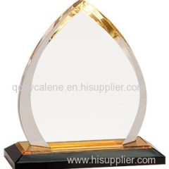 Gold Oval Impress Acrylic Awards