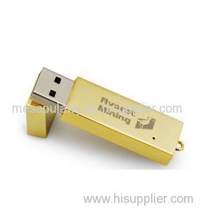 Gold Color Metal USB Flash Drives