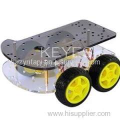 Smart Car Chassis Four-wheel Drive Double Smart Car: