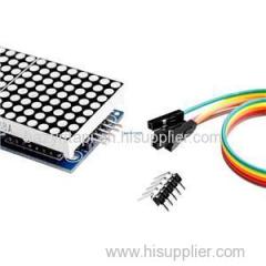 MAX7219 Dot Matrix Module Microcontroller Module 4 In 1 Display