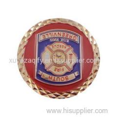 Gold Fire Fighter Souvenir Challenge Coin