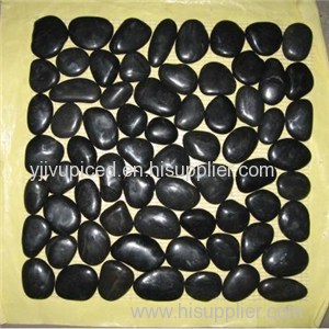 Black Pebble Stone Mosaic