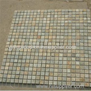 Yellow Slate Mosaic Product Product Product