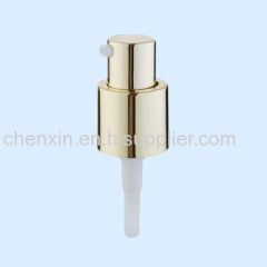 Pump cream dispenser pump