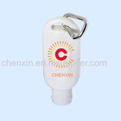 PVC plastic bottles with carabiner