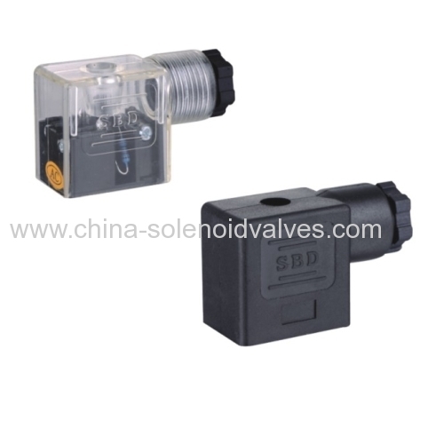 DIN43650B Black or white or brown connector