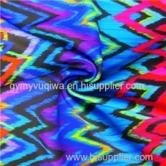 Polyester Spandex Digital Print Fabric For Swimwear Bathing Suit