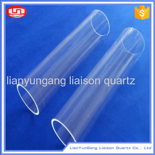 Wholesale quartz both ends open glass cylinder