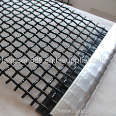 Heavy duty hooked crimped sieve screen woven mesh