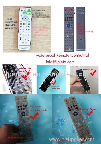 outdoor tv remote control waterproof remote control bathroom tv remote control ip67