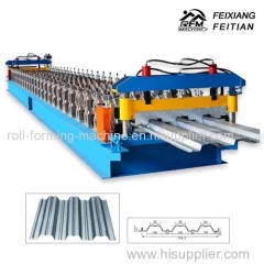 Floor deck roll forming machines