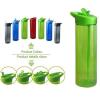 Plastic Water Bottle K101 630ML Tritan Carbon Filter Water Bottle Water Bottle With Straw