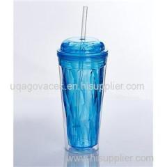 AS Double Wall Coffee Tumbler With Straw Ice Feeling Water Bottles 20OZ