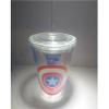 Wholesale 16OZ AS Material Double Wall Plastic Tumbler With Straw DIY Welcome