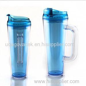 2016 Newest Items 26OZ AS Double Wall Plastic Vacuum Insulated Tumbler With Hand Shank